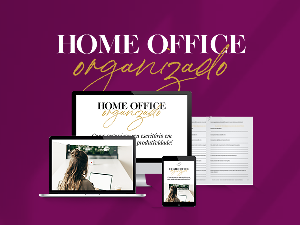 Capa do Curso  Home Office Organizado - Planner